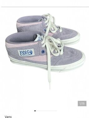 Vans OG Half Cab LX Hairy Suede Grey Ridge Skate Sneakers Men’s 5, Women 6.5